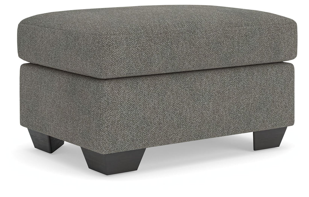 Triston-Peaks - Ottoman - Suede - Roberts Furniture & Mattress (Yorktown, VA)