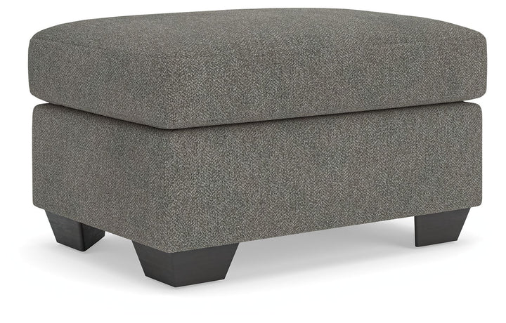 Triston-Peaks - Ottoman - Suede - Roberts Furniture & Mattress (Yorktown, VA)