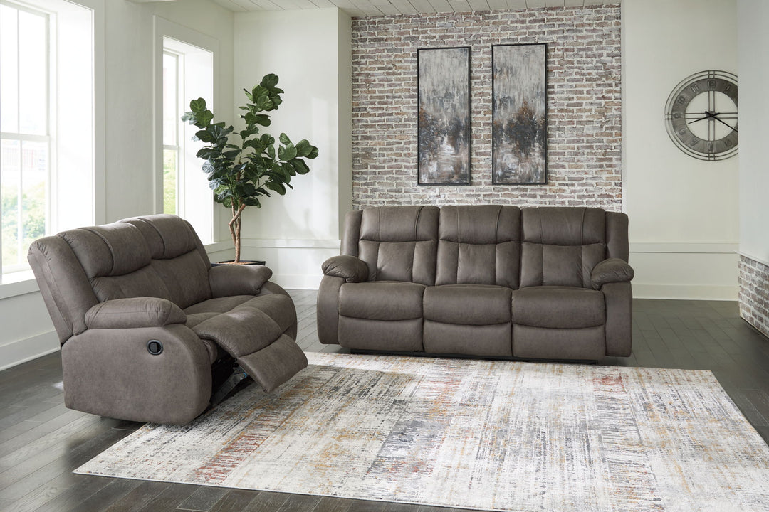 First Base - Reclining Living Room Set - Roberts Furniture & Mattress (Yorktown, VA)