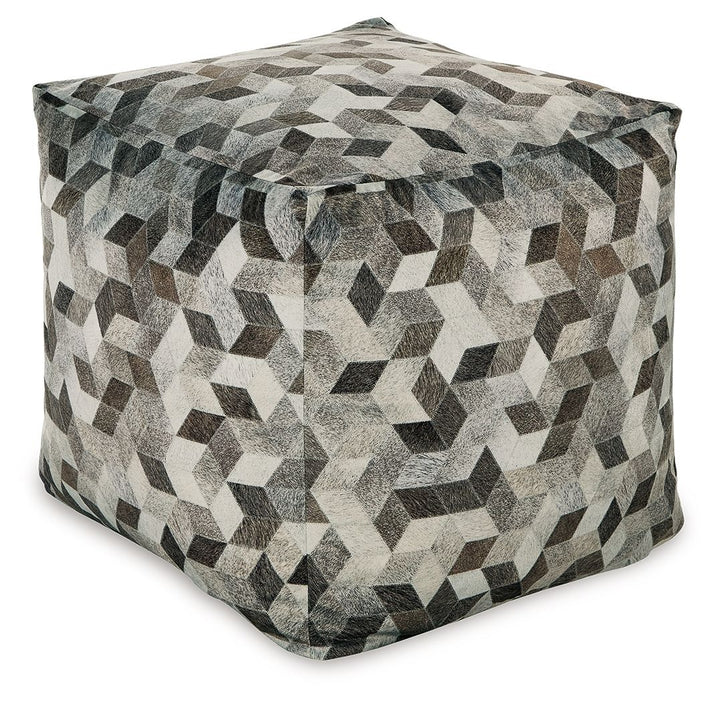 Albermarle - Pouf - Gray / Brown