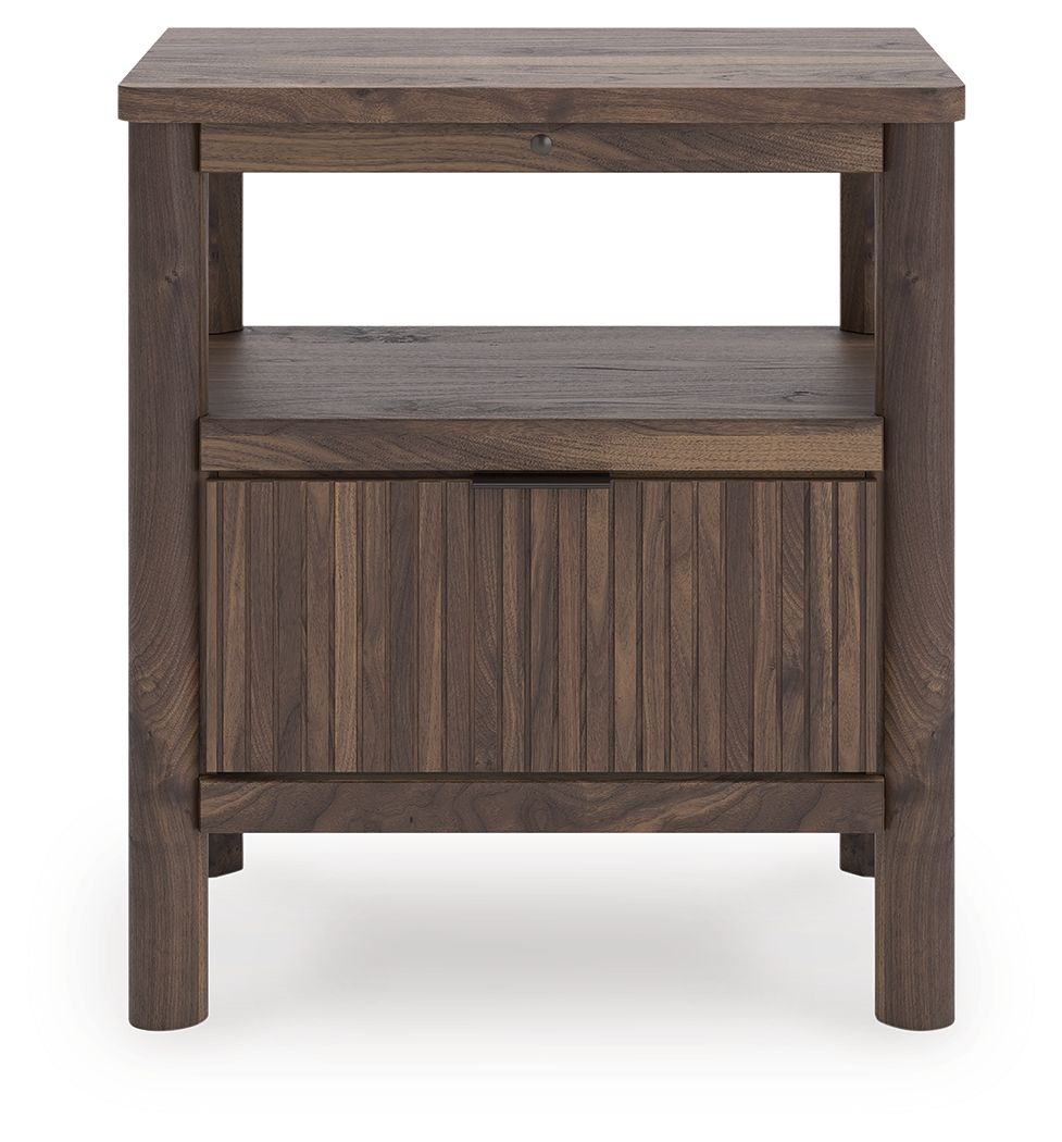 Pamytta - One Drawer Night Stand - Brown
