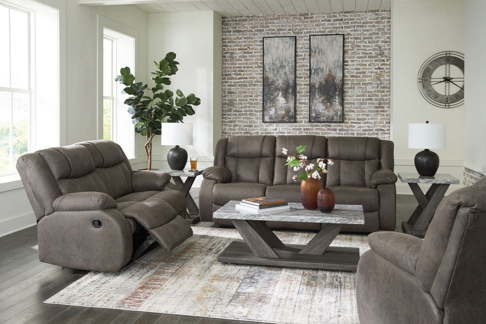 First Base - Reclining Living Room Set - Roberts Furniture & Mattress (Yorktown, VA)