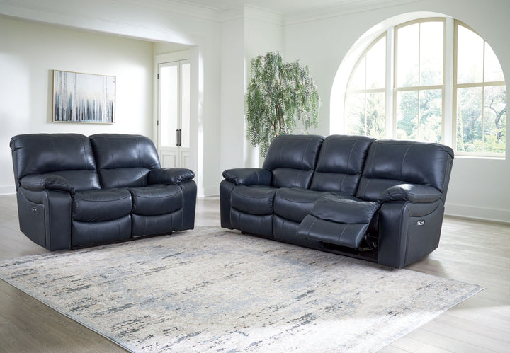Leesworth - Reclining Living Room Set - Roberts Furniture & Mattress (Yorktown, VA)