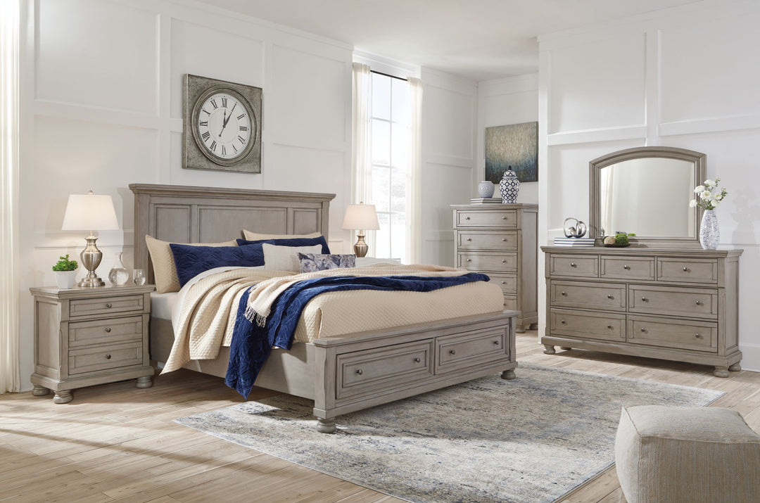 Lettner - Panel Storage Bedroom Set - Roberts Furniture & Mattress (Yorktown, VA)