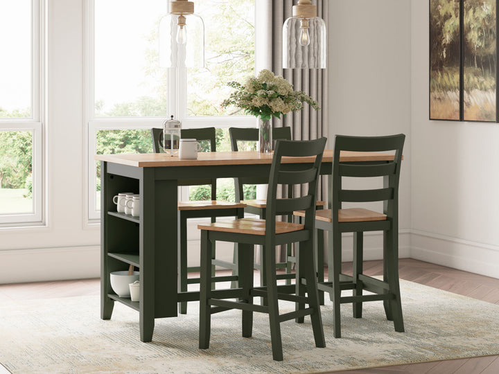 Gesthaven - Rectangular Dining Room Counter Set - Roberts Furniture & Mattress (Yorktown, VA)