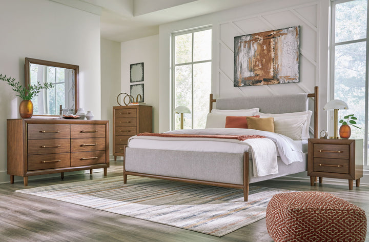 Lyncott - Upholstered Bedroom Set - Roberts Furniture & Mattress (Yorktown, VA)