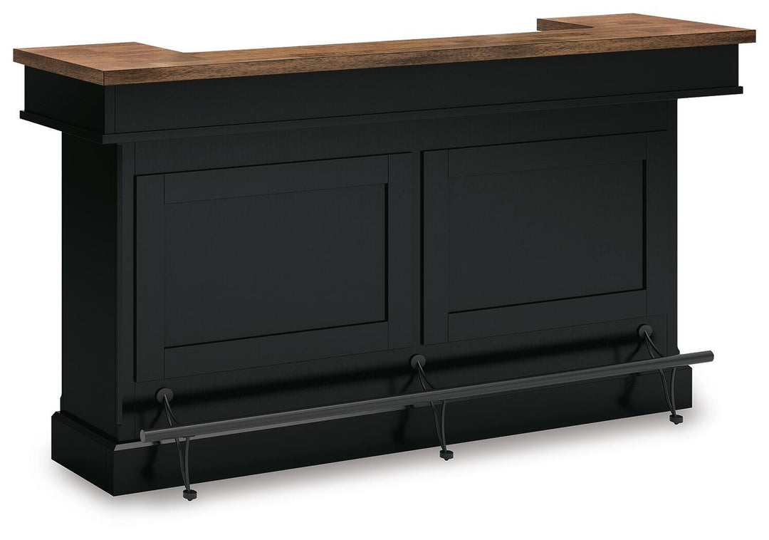 Wildenauer - Bar - Brown / Black - Roberts Furniture & Mattress (Yorktown, VA)