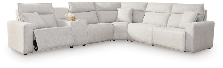 Modmax II - Reclining Sectional - Stone - Roberts Furniture & Mattress (Yorktown, VA)