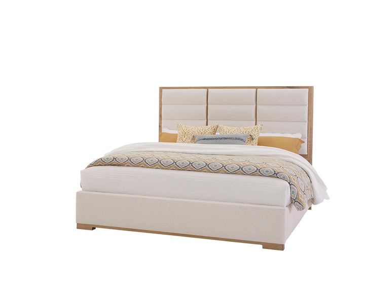 Crafted Oak - Upholstered Bed - Roberts Furniture & Mattress (Yorktown, VA)
