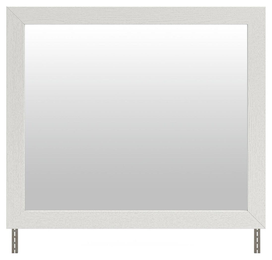 Savonport - Bedroom Mirror - White - Roberts Furniture & Mattress (Yorktown, VA)