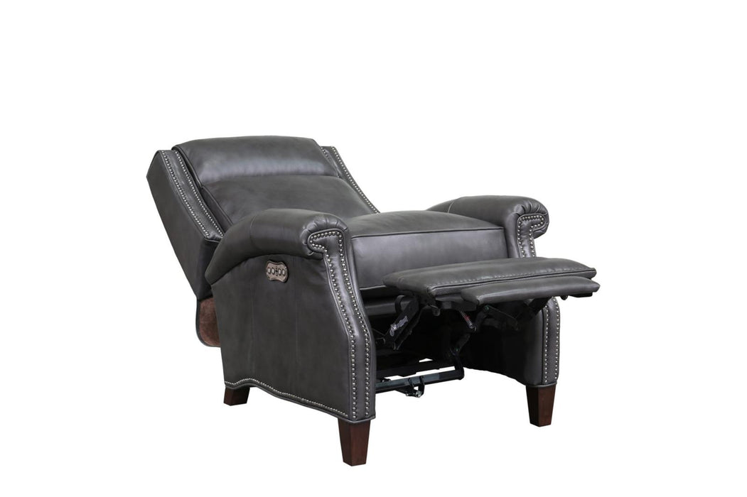 BarcaLounger Barrett Power Recliner with Power Head Rest in Wrenn Gray - Roberts Furniture & Mattress (Yorktown, VA)