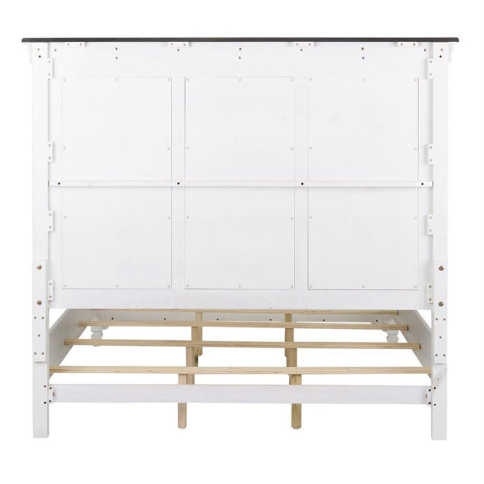 Liberty Furniture Allyson Park King Headboard Only in Wirebrushed White