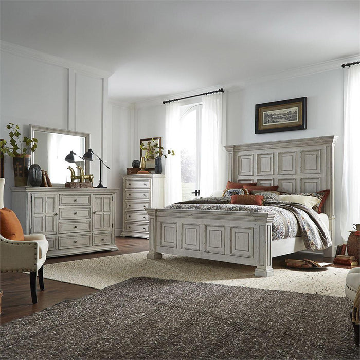 Liberty Furniture Big Valley 5 Drawer Chest in Whitestone