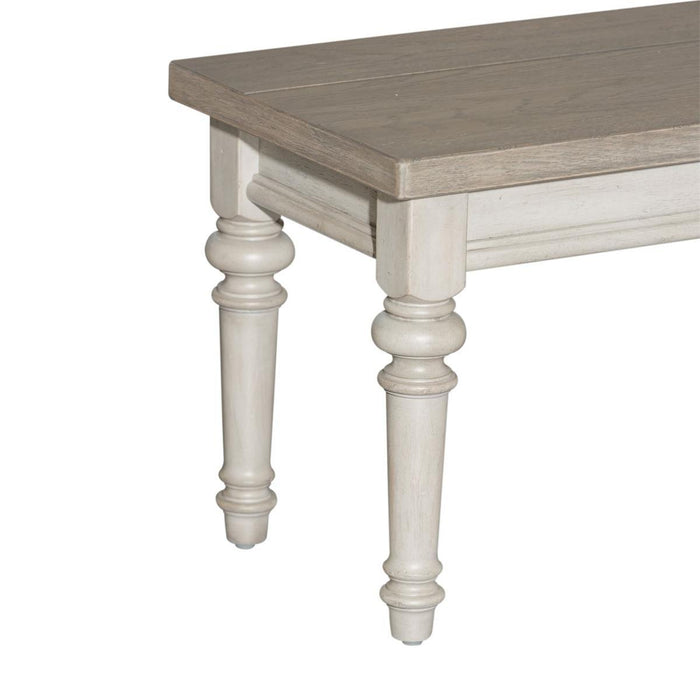 Liberty Furniture Heartland Bench in Antique White