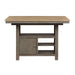 Liberty Furniture Lindsey Farm Kitchen Island in Gray and Sandstone - Roberts Furniture & Mattress (Yorktown, VA)