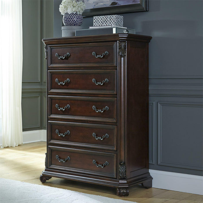 Liberty Furniture Messina Estates 5 Drawer Chest - Roberts Furniture & Mattress (Yorktown, VA)