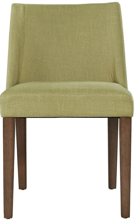 Liberty Furniture Space Saver Nido Chair (Green) in Satin Walnut (Set of 2)