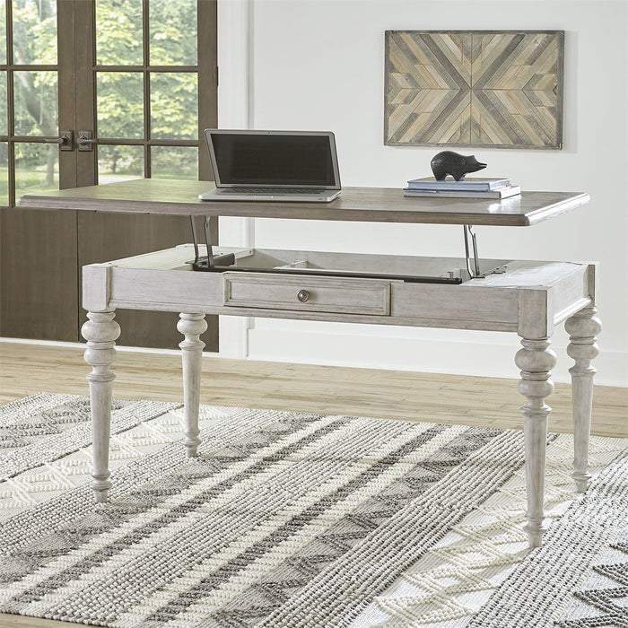 Liberty Heartland Lift Top Writing Desk in Antique White - Roberts Furniture & Mattress (Yorktown, VA)