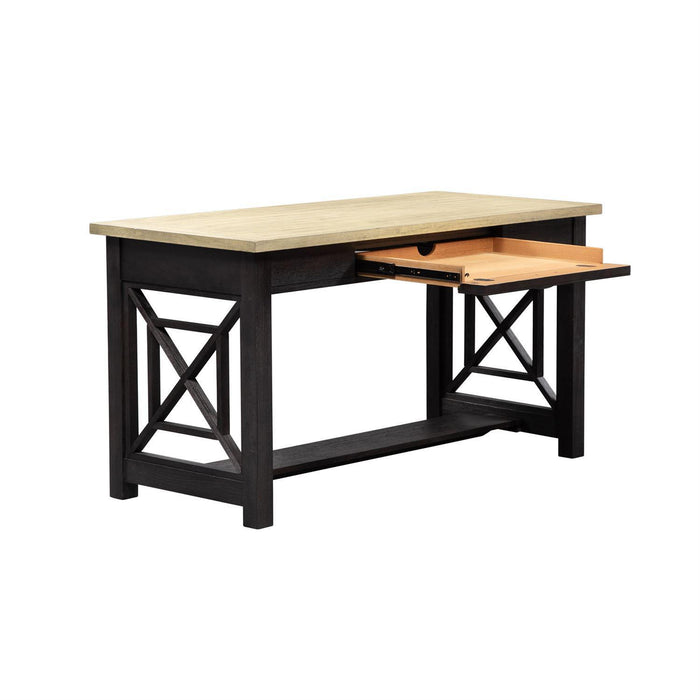 Liberty Heatherbrook Lift Top Writing Desk in Charcoal & Ash