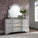 Liberty Magnolia Manor Leg 9 Drawer Dresser in Antique White - Roberts Furniture & Mattress (Yorktown, VA)