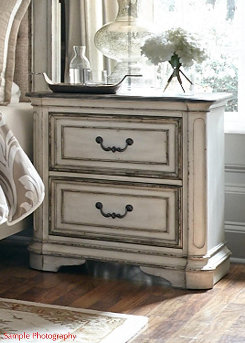 Liberty Magnolia Manor Two Drawer Nightstand in Antique White