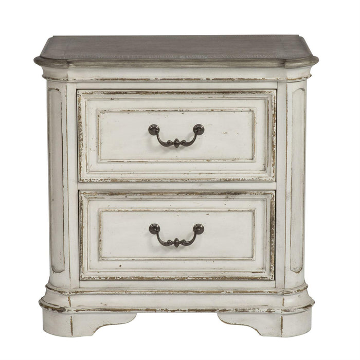 Liberty Magnolia Manor Two Drawer Nightstand in Antique White