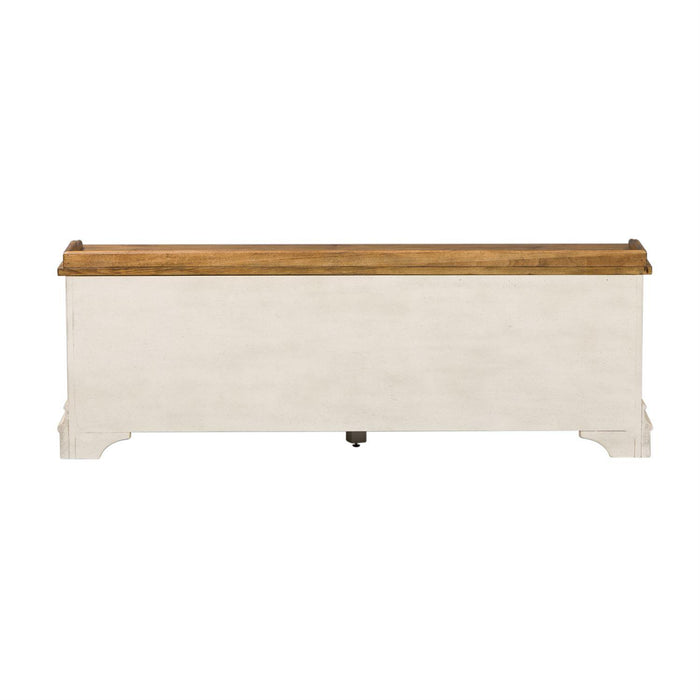 Liberty Morgan Creek Storage Hall Bench in Antique White