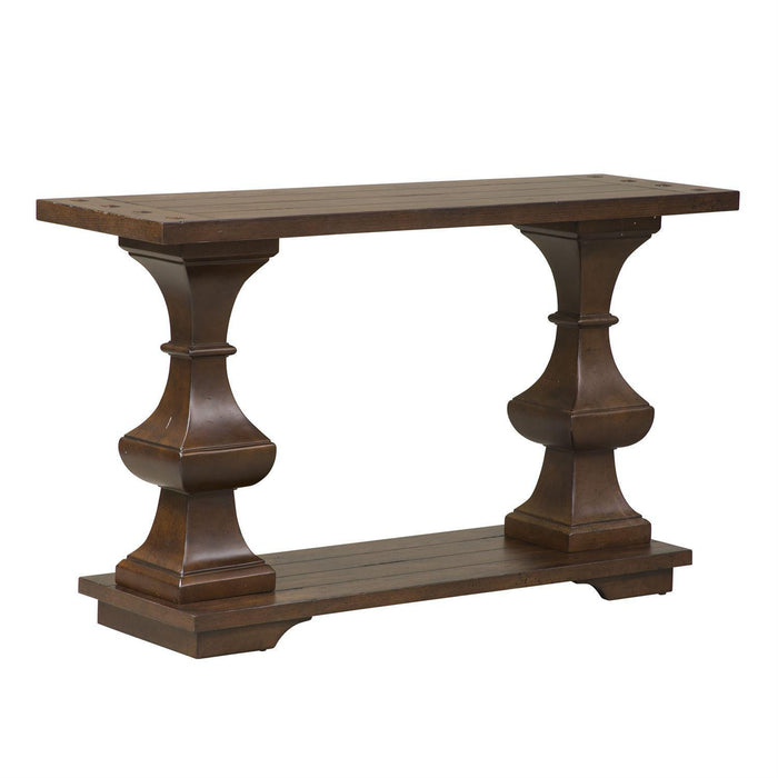 Liberty Sedona Sofa Table in Kona Brown - Roberts Furniture & Mattress (Yorktown, VA)