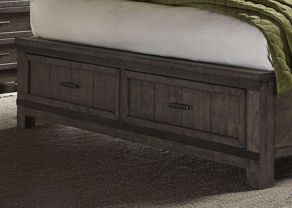 Liberty Thornwood Hills Queen Storage Bed in Rock Beaten Gray 759-BR-QSB - Roberts Furniture & Mattress (Yorktown, VA)