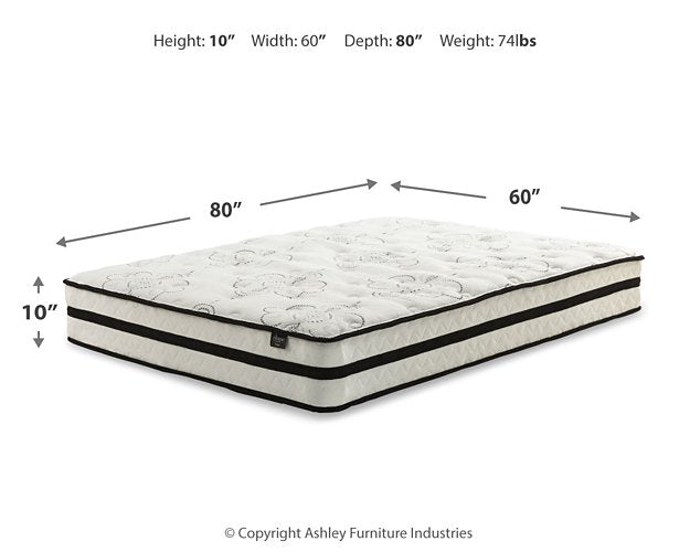 Chime 10 Inch Hybrid Mattress Set