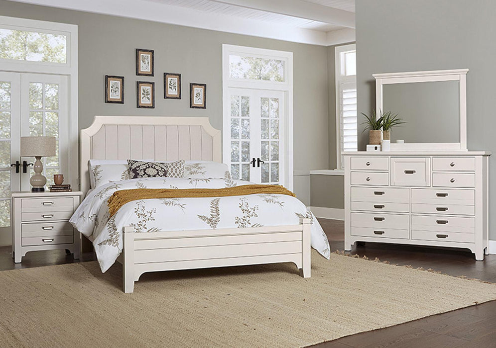 Vaughan-Bassett Bungalow 2 Drawer Nightstand in Lattice