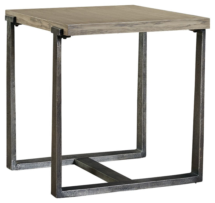 Dalenville - Rectangular End Table - Gray