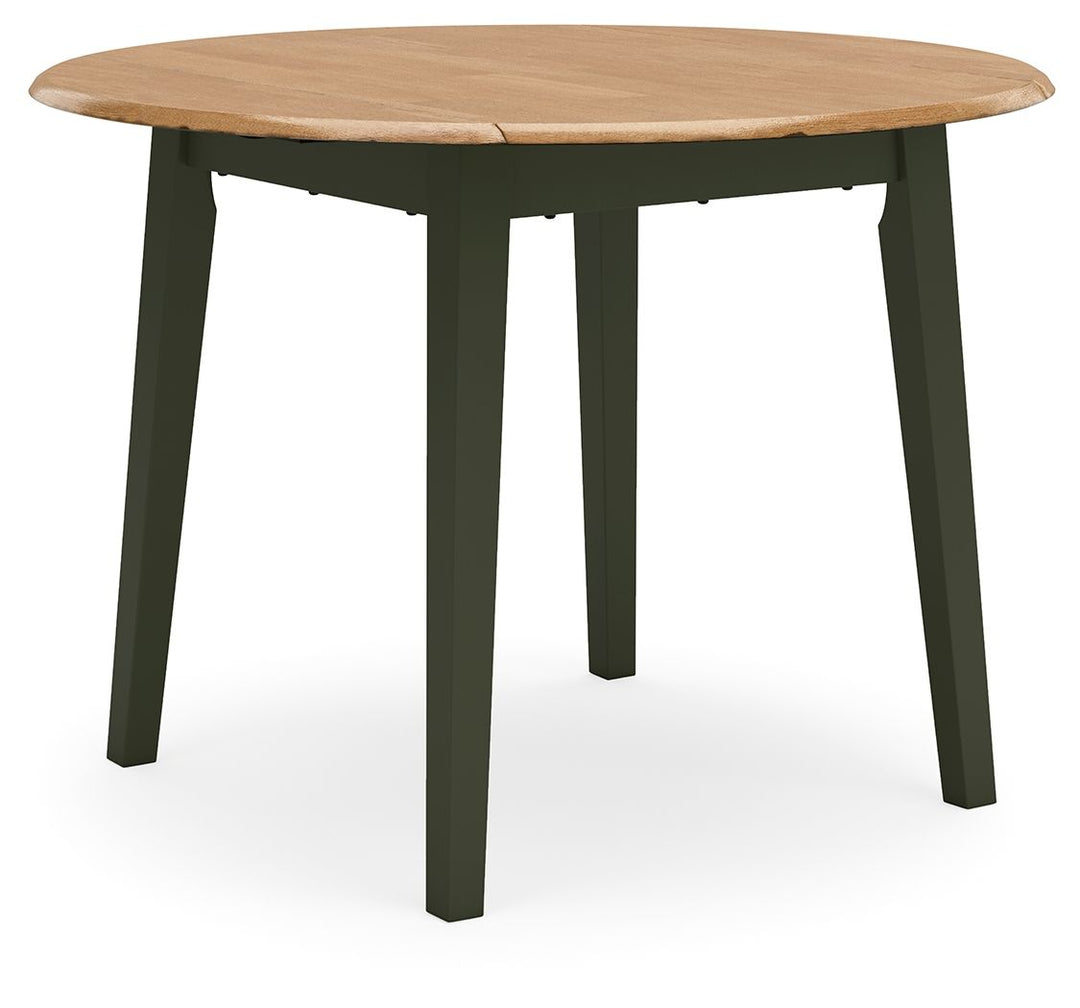 Gesthaven - Round Dining Room Drop Leaf Table Set - Roberts Furniture & Mattress (Yorktown, VA)