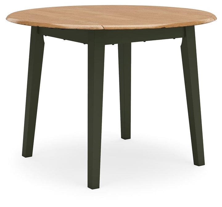 Gesthaven - Round Dining Room Drop Leaf Table Set - Roberts Furniture & Mattress (Yorktown, VA)