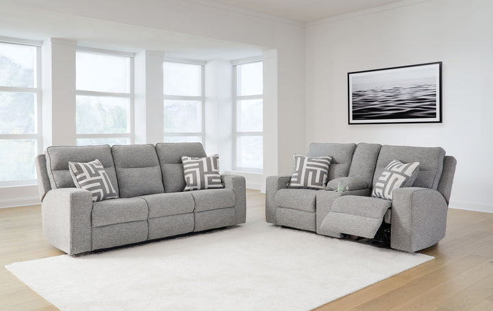 Biscoe - Reclining Living Room Set - Roberts Furniture & Mattress (Yorktown, VA)