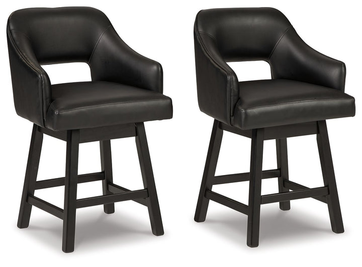 Tallenger - Upholstered Swivel Barstool (Set of 2)