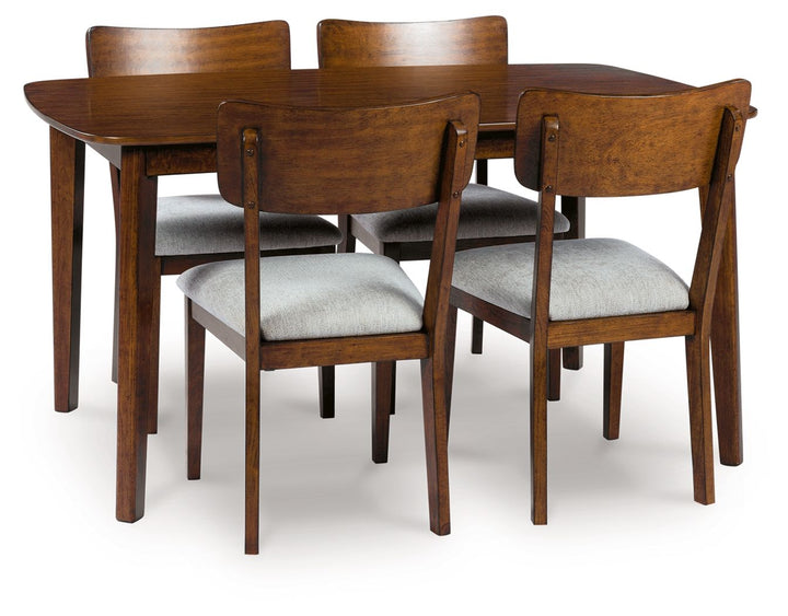Tameride - Dining Room Table Set (Set of 5) - Brown