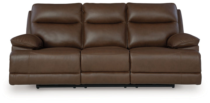 Vonryan - Power Reclining Sofa With Adj Headrest - Tobacco
