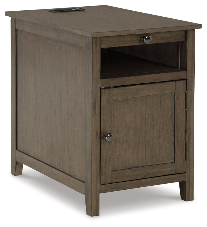 Treytown - Chair Side End Table - Grayish Brown