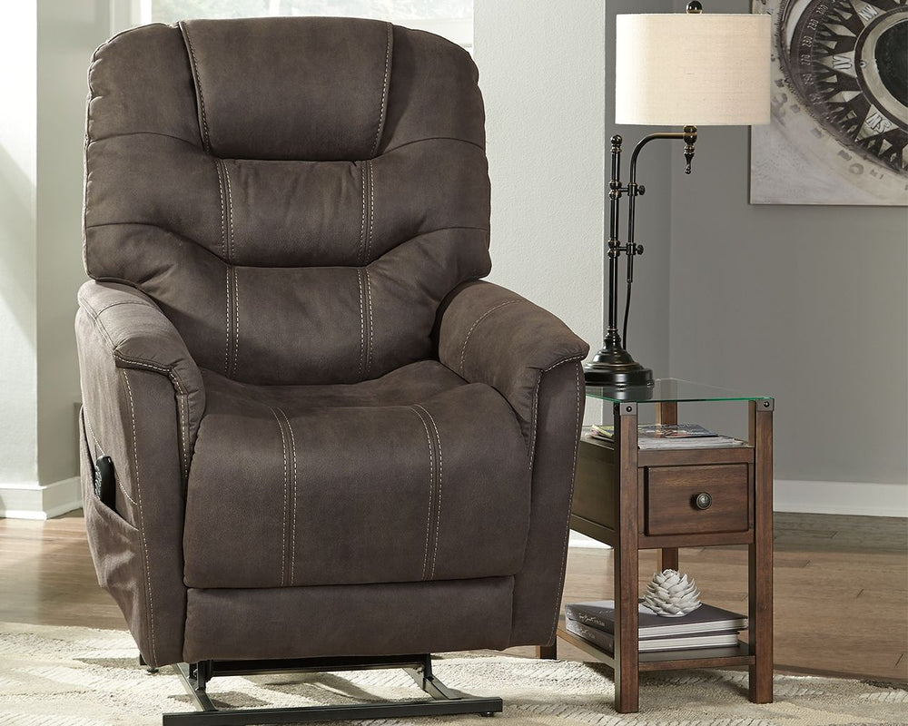 Ballister - Power Lift Recliner - Espresso - Roberts Furniture & Mattress (Yorktown, VA)