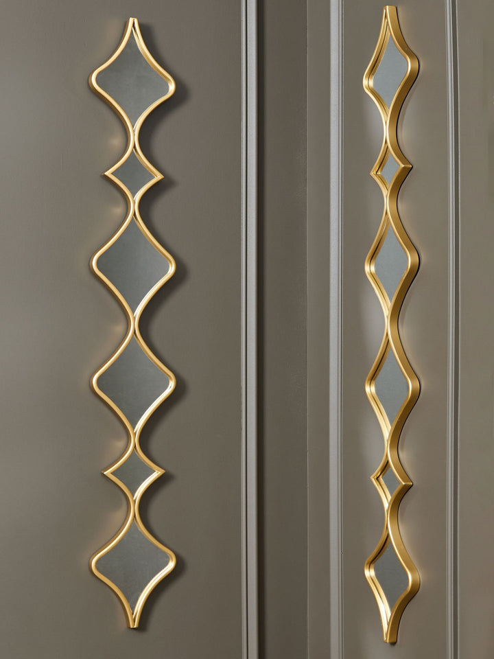 Harriswood - Accent Mirror Set (Set of 2) - Gold Finish