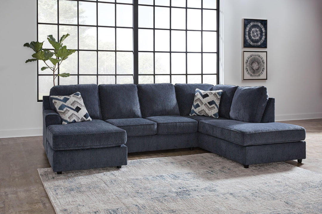Albar Place - Sectional With Ottoman - Roberts Furniture & Mattress (Yorktown, VA)