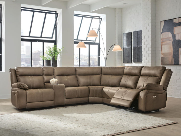 Max-Momentum - Reclining Sectional - Roberts Furniture & Mattress (Yorktown, VA)