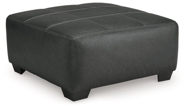 Brixley Pier - Oversized Accent Ottoman - Graphite
