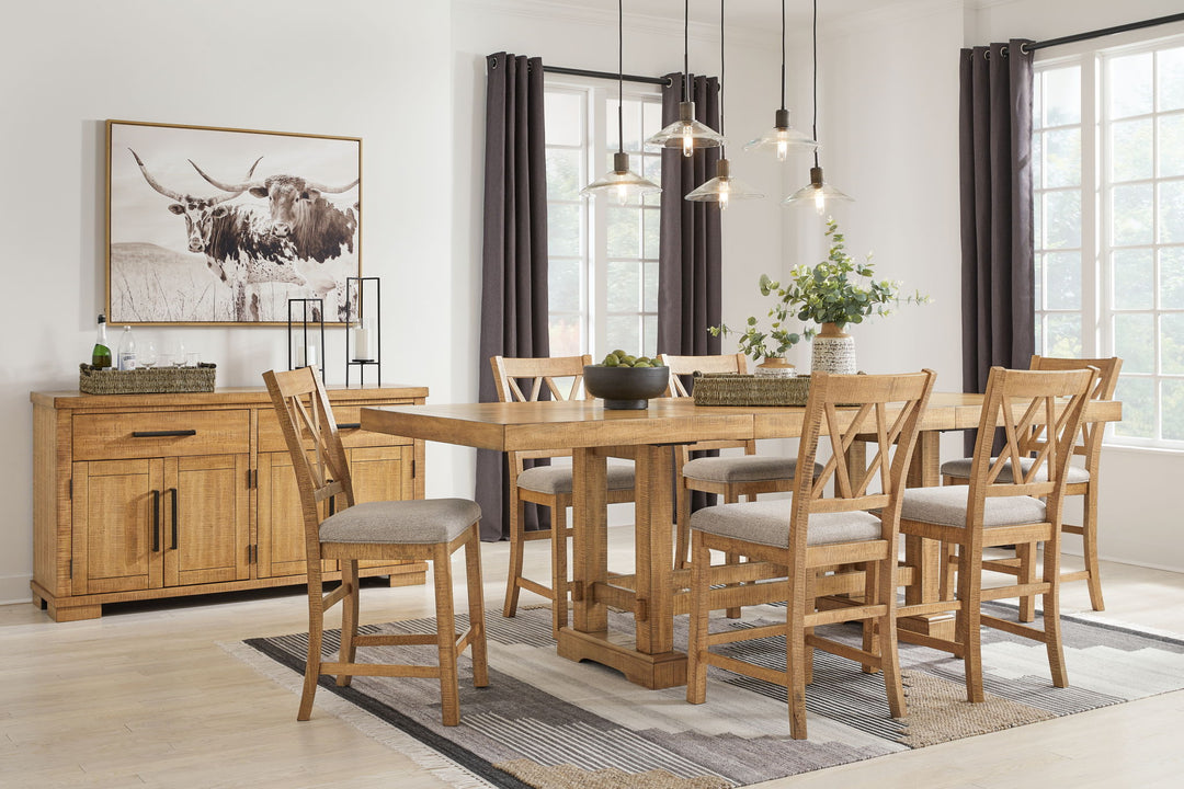Havonplane - Counter Dining Set - Roberts Furniture & Mattress (Yorktown, VA)