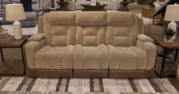Mixed Motion - Power Reclining Sofa With Adjustable Headrest - Roberts Furniture & Mattress (Yorktown, VA)