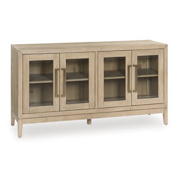 Lasinger - Dining Room Server - Light Brown - Roberts Furniture & Mattress (Yorktown, VA)