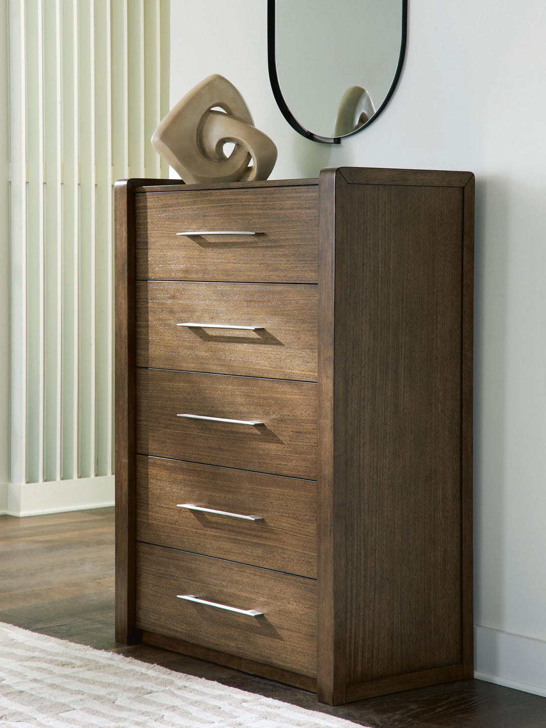 Marxmore - Five Drawer Chest - Brown - Roberts Furniture & Mattress (Yorktown, VA)