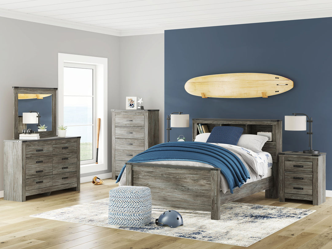 Frandern - Bookcase Panel Bedroom Set - Roberts Furniture & Mattress (Yorktown, VA)