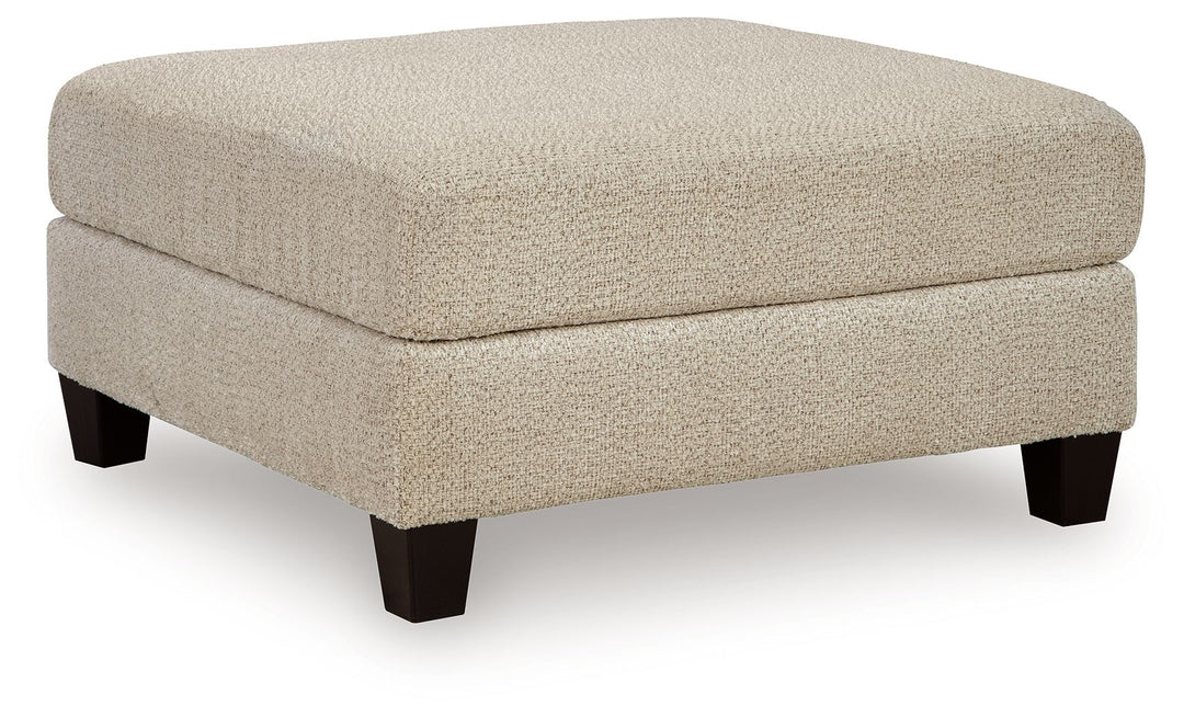 Steelwater Retreat - Oversized Accent Ottoman - Latte - Roberts Furniture & Mattress (Yorktown, VA)